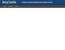 Tablet Screenshot of darylsuttie.com